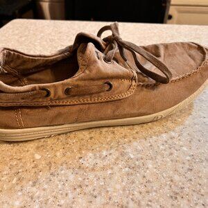 natural world Old Elbrus canvas boat shoes  Euro 44